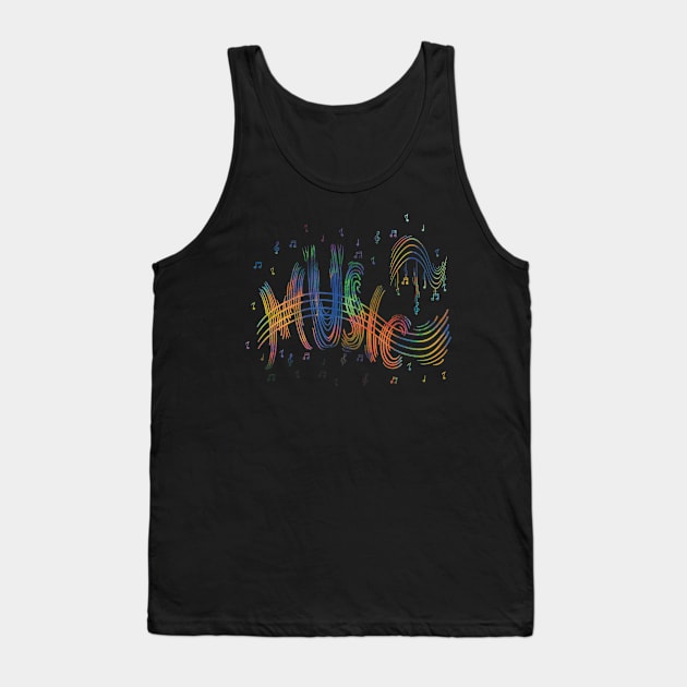 Music lovers inspirational art Tank Top by Xatutik-Art